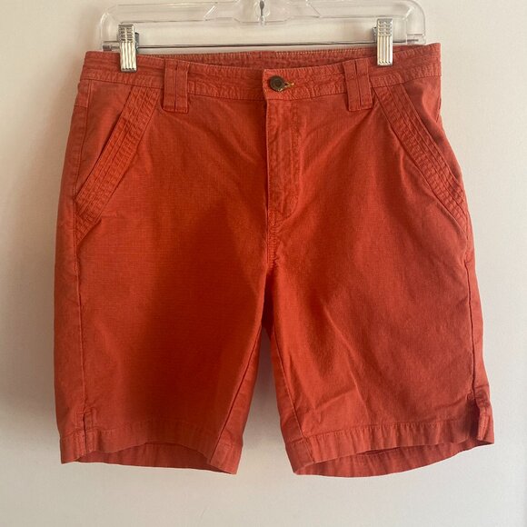 Orvis Women's Salmon Colored Chino Short Size 6 M2 - Picture 1 of 4